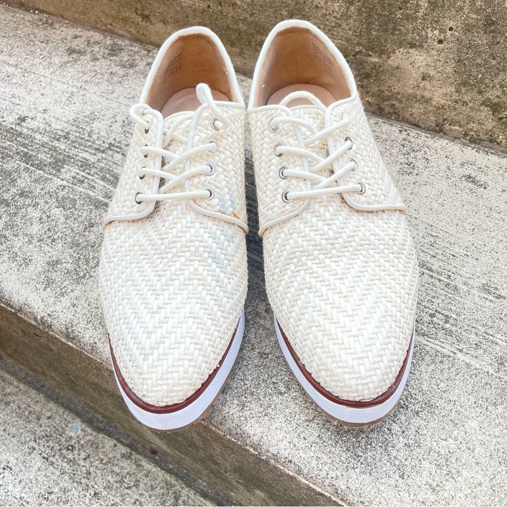 Aldo Cream Platform Women’s Shoes with Quilted Texture Size US 8.5 EUR 39 CM 25 - Picture 2 of 8